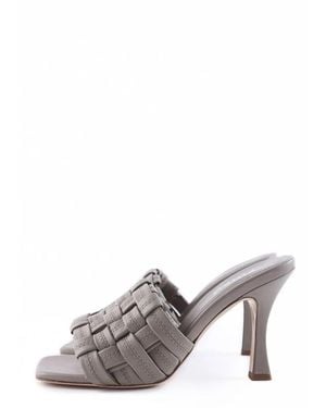 Pinko Heeled Mules - Grey