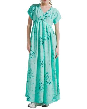 Deha Vestido Largo De Vicosa - Groen