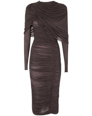 Magda Butrym Midikleid - Braun