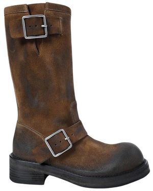 Ann Demeulemeester High Boots - Marrón