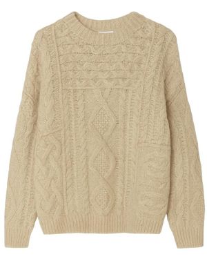 Isabel Marant Round-Neck Knitwear - Naturel
