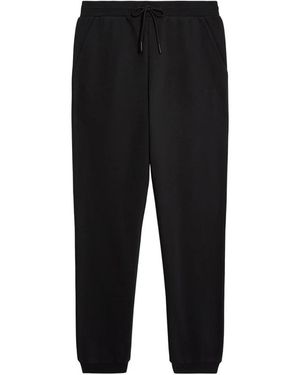 Lyle & Scott Logo Brushback Cuffed Jogger - Zwart