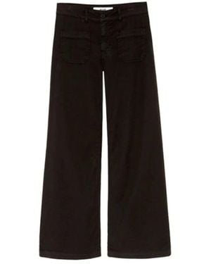 Five Jeans Lucia Wide Hosen - Schwarz