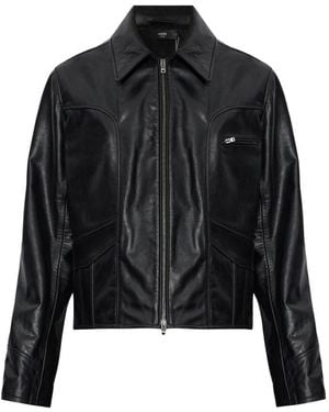 Amiri Hip Pocket Lederjacke - Schwarz