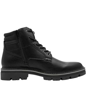 S.oliver Lace-Up Boots - Negro