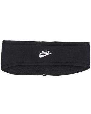 Nike Fleece Hoofdband Met Oorbedekking - Zwart