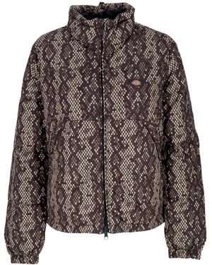 Dickies Jassen ,Bruin ,Leer Camden Puffer Jacket