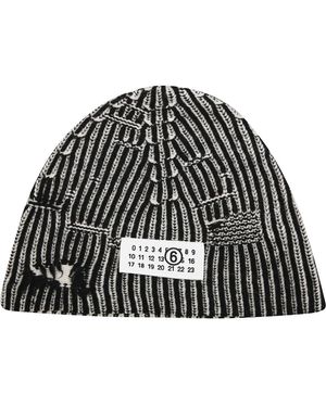 MM6 by Maison Margiela Beanies - Nero