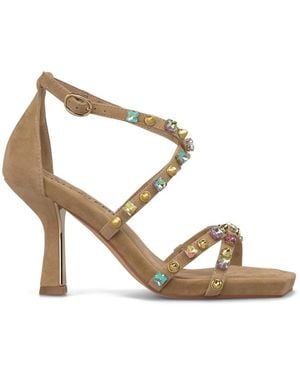 Alma En Pena. High Heel Sandals - Metallic