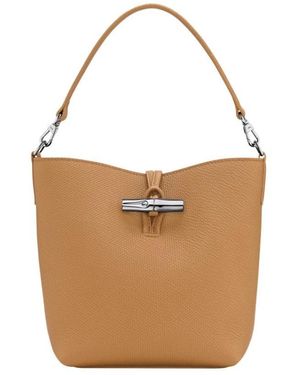 Longchamp Le Roseau Bolso Saco Xscuero - Bruin