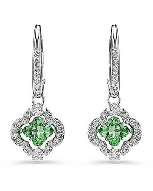 Swarovski Una Angelic Drop Oorbellen - Groen