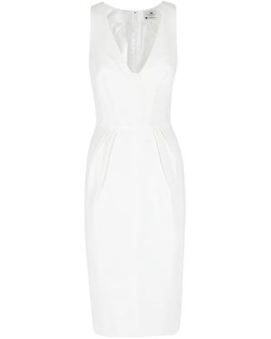 Elisabetta Franchi Midi Dresses - Bianco