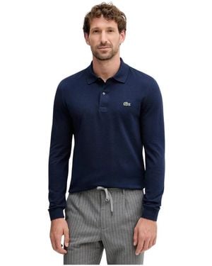 Lacoste L.12.12 Slim Fit Long Sleeve Polo - Blauw
