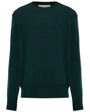 Ami Paris Wool Sweater - Groen