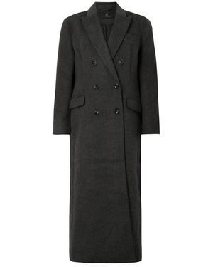 Bruuns Bazaar Double-Breasted Coats - Black