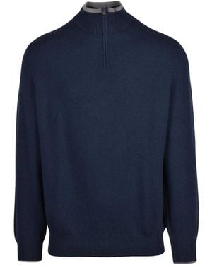 Fedeli Zip-Throughs - Blue