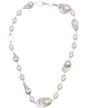 Jil Sander Grainy Necklace 2 - Mettallic