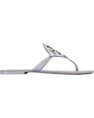 Tory Burch Schoenen ,Blauw ,Leer Miller Flip Flops
