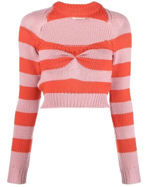 Marni Round-Neck Knitwear - Rojo
