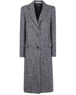 Tagliatore Jassen ,Zwart ,Single-Breasted Coats - Grijs