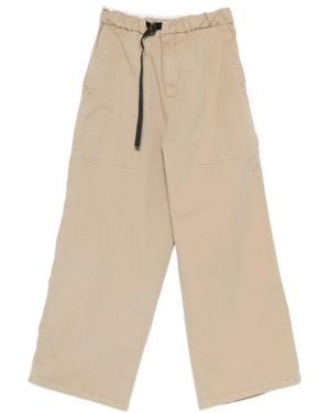 White Sand Wide Trousers - Neutro