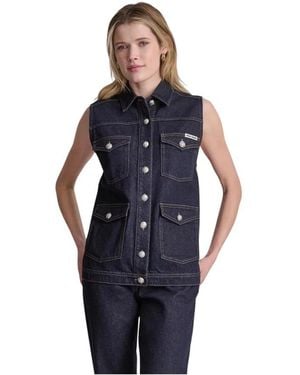 DKNY Vests - Azul