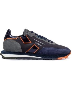 GHŌUD Blau Wildleder Sneakers