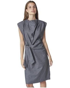 co'couture Sagacc Dress - Blauw