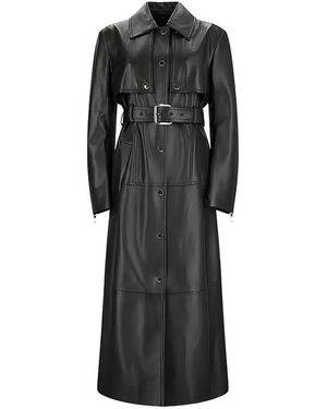 Sportmax Belted Coats - Zwart