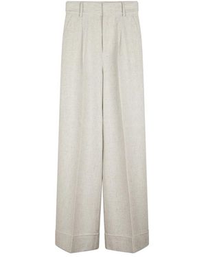 Alberta Ferretti Wide Trousers - Grey