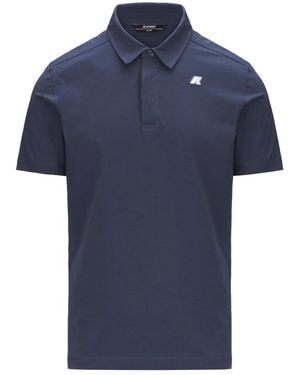 K-Way Polo Shirts - Blue