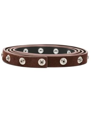 The Attico Belts - Marrón