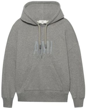 Ami Paris Hoodies - Grigio