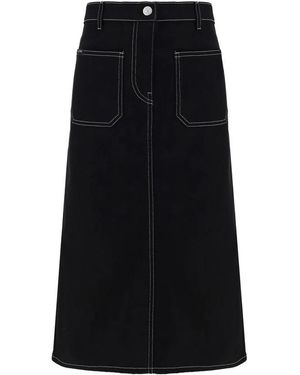 スカート Courreges Black Denim Midi Skirt Courreges Skirts for Women | Online Sale up to 57% off | Lyst