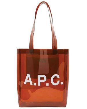 A.P.C. Tassen ,Bruin ,Tote Lou
