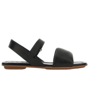 Hogan Flat Sandalen - Schwarz