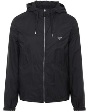 Prada Light Jackets - Zwart