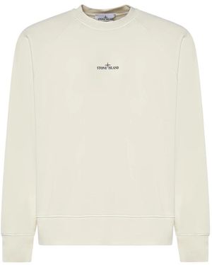 Stone Island Hoodies & Sweatvesten ,Sweatshirts - Wit