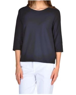 Zanone Long Sleeve Tops - Black