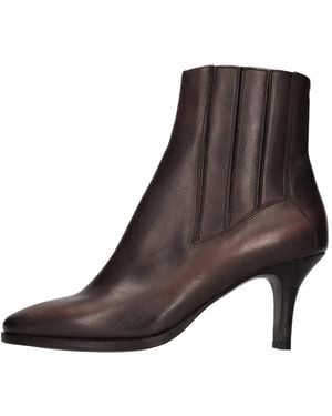 Pantanetti Heeled Boots - Brown