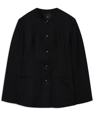 Anine Bing Jassen ,Zwart ,Wol Blazers
