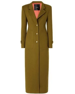 Pinko Single-Breasted Coats - Groen