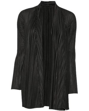 Issey Miyake Pleats Please Cardigan - Zwart