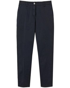 Twinset Cropped Trousers - Blu