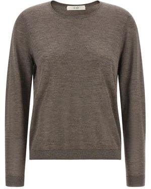 Co. Round-Neck Knitwear - Marrón
