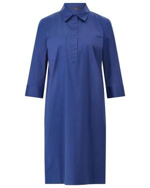 Windsor. A-Linie Polo Kleid Mit Modernem Touch - Blau