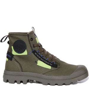 Palladium Lace-Up Boots - Green