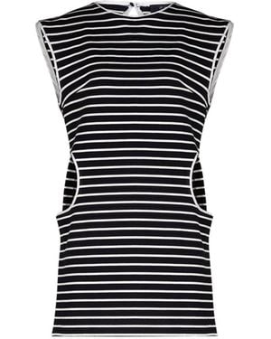 The Seafarer Sleeveless Tops - Black