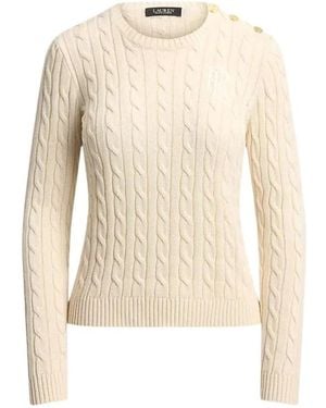 Ralph Lauren Truien & Vesten ,Katoen Pullover - Naturel