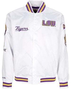 Mitchell & Ness Bomber Jackets - White